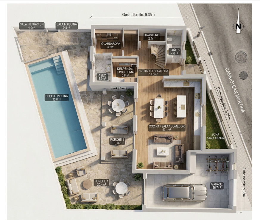 model ground floor